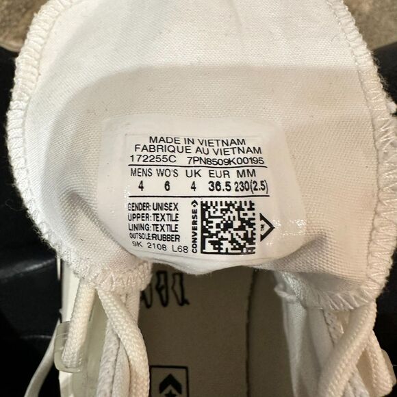 Converse Chuck 70 Translucent All Star Hi Top Shoes Sz 6 - Picture 6 of 10